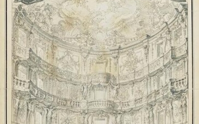 Design for the auditorium of an imperial theatre