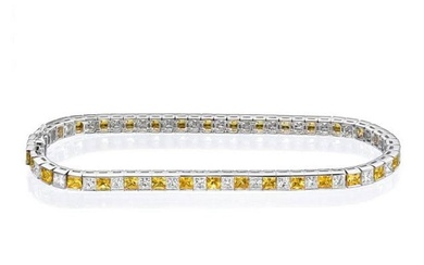 Diamond - 18kt gold - White gold - Bracelet