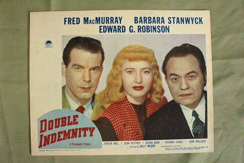 Double Indemnity - Stanwyck - Robinson (1944) US Lobby