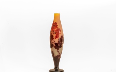 ETABLISSEMENTS GALLE (1904-1936). Vase ovoïde... - Lot 117 - Alexandre Landre Nancy