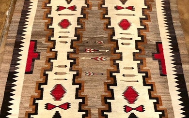 Early 1900s Navajo/Ganado Floor Rug