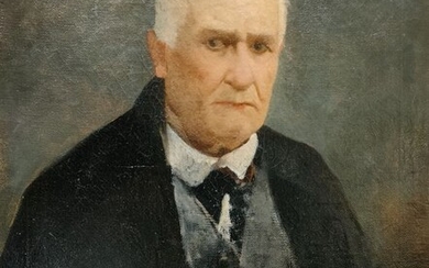 Egisto Ferroni (1835-1912) - Ritratto maschile (Nonno Bista)