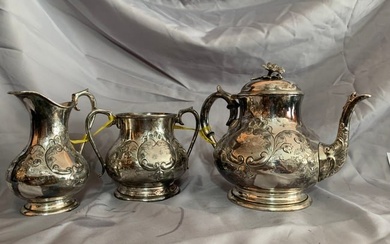 English silver plated Sheffield tea or coffee set
