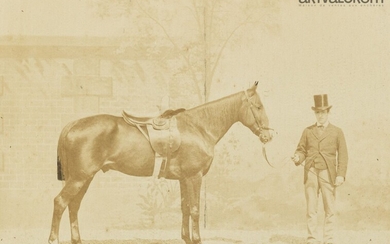 Equitation, cavalier et son cheval. Circa... - Lot 17 - Art-Valorem
