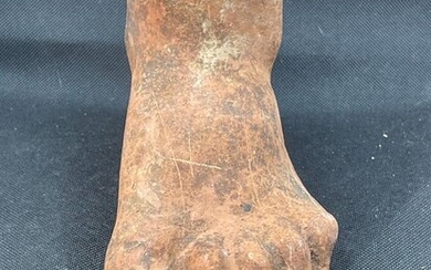 Etruscan Terracotta Terracotta Foot Votive - 23.5×12.5×23.5 cm