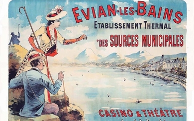 Evians Les Bains Ets Thermal des Sources Municipales...