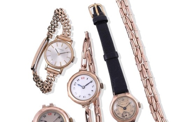FOUR ASSORTED WRIST WATCHES