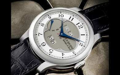 F.P. JOURNE. A PLATINUM AUTOMATIC PERPETUAL CALENDAR WRISTWATCH WITH POWER RESERVE AND LEAP YEAR INDICATOR OCTA QUANTIEME PERPETUEL MODEL, CIRCA 2019
