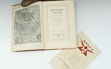 FRANCOIS VILLON BOOK 1928