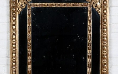 FRENCH CARVED GILT WOOD 19TH CENTURY MIRROR