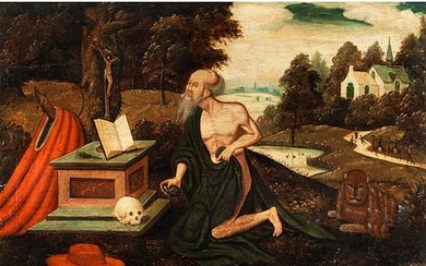 Flämischer Maler des 16. Jahrhunderts, DER HEILIGE HIERONYMUS