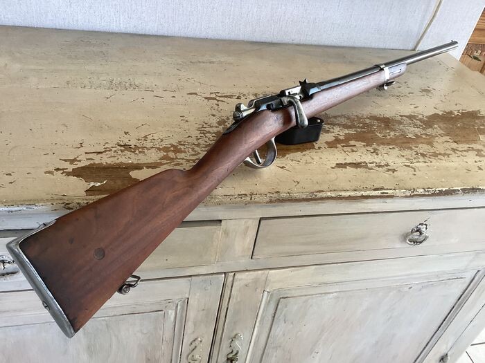 France - 1877 - Manufacture de Saint Etienne - Chassepot 1866 modifié Gras 1874 - M80 - modifié civil - Centerfire - Rifle - calibre 16