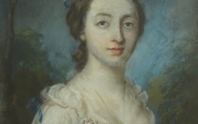 Francis Cotes (1726-1770) - Portrait of Mrs. Brogdon