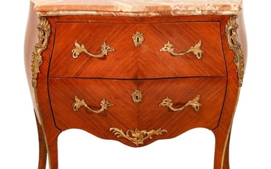 French Napoleon Style Marble Top French Dresser