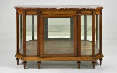 French Style Marble Top Display Server / Cabinet