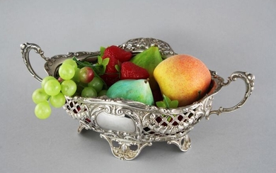 Fruit basket (1) - .800 silver - Georg Roth & Co. - Hanau - Germany - Late 19th century