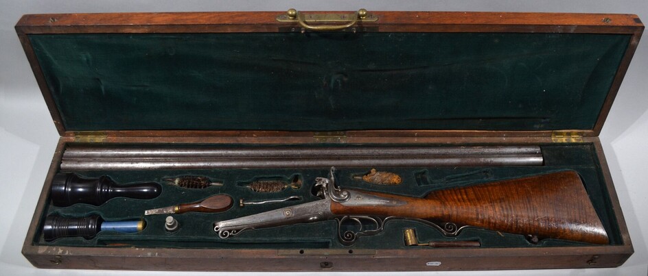 Fusil de chasse avec canon de RONCHARD-SIAUVE... - Lot 317 - Actéon - Compiègne Enchères