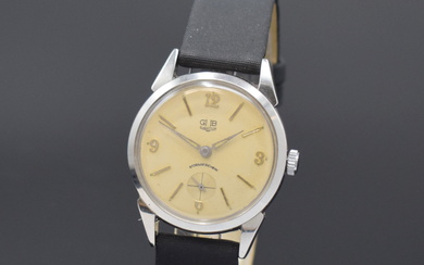 GUB Glashütte wristwatch in ROWI case, Germany around 1950, manual...
