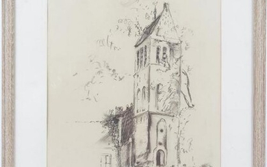 Germ de Jong (1886-1967) , View of church