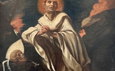 Giacinto Brandi (1621-1691), Follower of - St. Bernard (?)