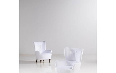 Gio Ponti (1891-1979) Pair of armchairs