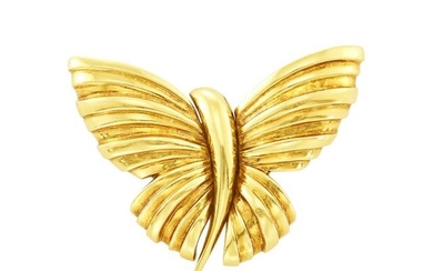 Gold Butterfly Brooch, Tiffany & Co.