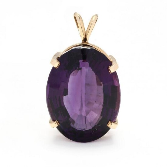 Gold and Amethyst Pendant