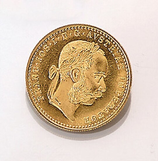 Gold coin, 1 ducat , Austria-Hungary, 1915,...