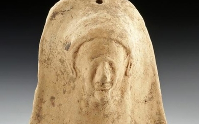 Greek Archaic Pottery Protome of Goddess / Woman