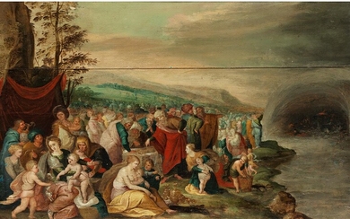 Hans Jordaens III, um 1595 – 1643, zug., Moses und das Meereswunder