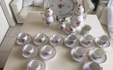 Herend - coffee and tea set for 6 (18) - Porcelain