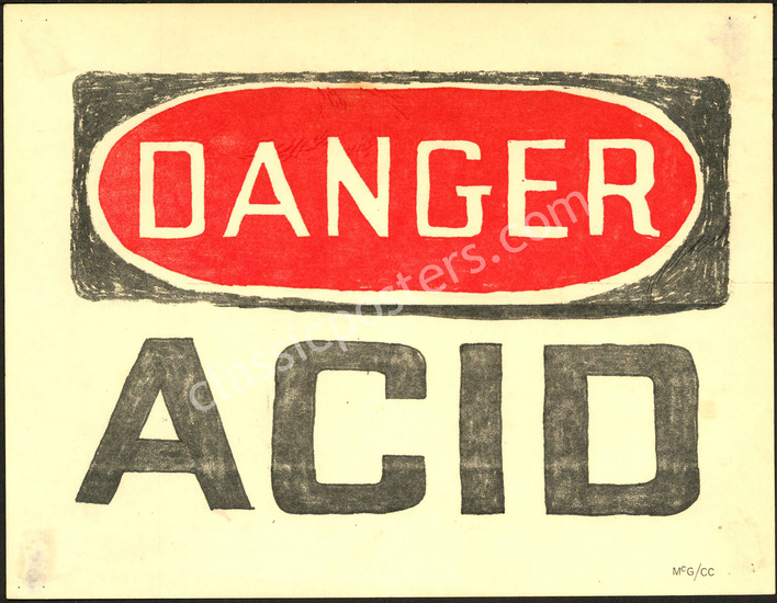 Interesting “Danger Acid” Sign
