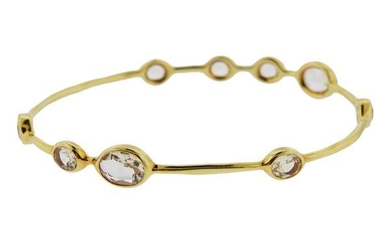 Ippolita Rock Candy 18K Gold Quartz Bangle Bracelet