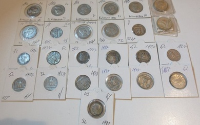 Italy Kingdom - Lot of 25 coins from Italy Kingdom...