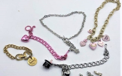 JUICY COUTURE Assortment 8 Charm Bracelets & Necklaces