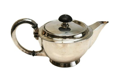 Jakob Grimminger German 835 Silver Teapot, circa 1910