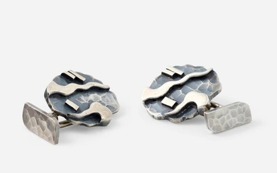 Jean Despres, Silver cufflinks