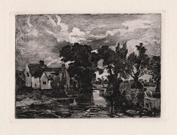 John Constable Willy Lott's House 1875 etching