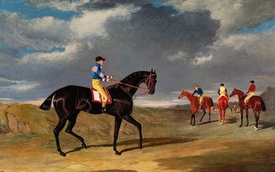 John Frederick Herring the Elder (British, 1795-1865) Lottery Going to the Start at Doncaster, 1830