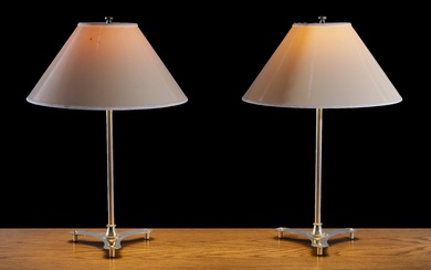 Josef FRANK 1885-1967 Paire de lampes de table mod. 2467 - circa 1950
