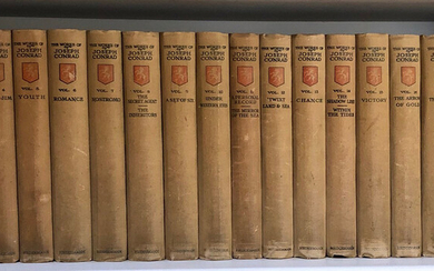 Joseph Conrad - THE WORKS OF JOSEPH CONRAD - ONE OF 780 SIGNED SETS OF 20 VOLUMES
