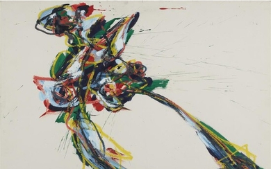 Karel Appel (Dutch, 1921-2006) Untitled Charcoal signed and dated...