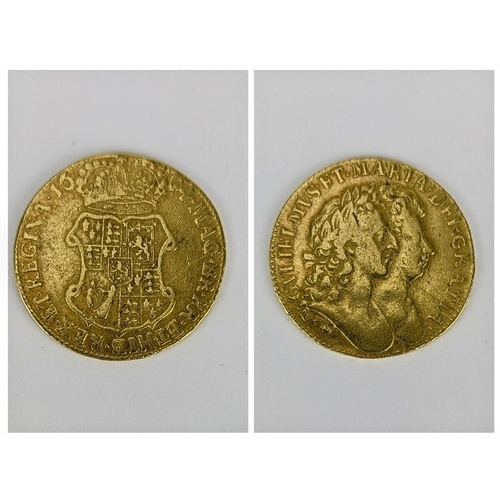 Kingdom of England - William & Mary (1689-1694) Guinea, date...