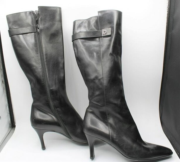 Knee High Soft Leather Ferragamo Boots