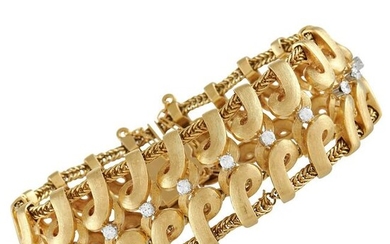 LB Exclusive 18K Yellow Gold 1.40 ct Diamond Bracelet