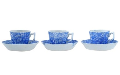 LOT OF JAPANESE PORCELAIN COFFEE CUPS SAUCERS SETS