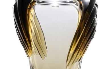 Lalique Amber Marrakech Vase