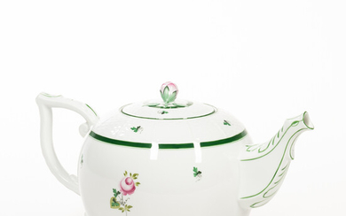 Large Herend Porcelain Teapot