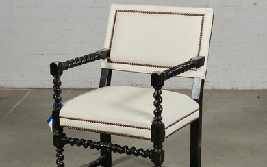Las Palmas Design 'Kingsford' ebonized armchair