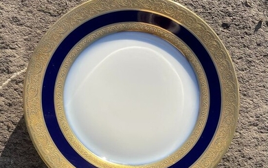 Limoges - flat plates (10) - Porcelain